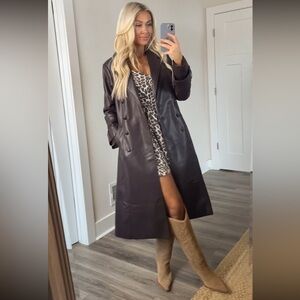 Cupshe Brown Trench Coat